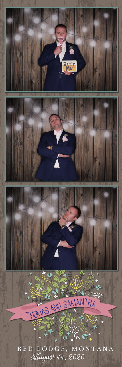 Sammy and Thomas Wedding | View more photos from the event at gallery.photoboothbillings.com/u/PhotoBoothBillings/Sammy-and-Thomas-Wedding